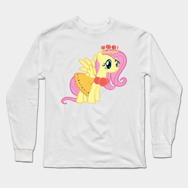 Princess Fluttershy Lolly Long Sleeve T-Shirt by AriesNamarie